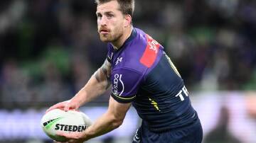 Cameron Munster concedes he's yet to hit his straps after a late start for the Storm this season. (Joel Carrett/AAP PHOTOS)